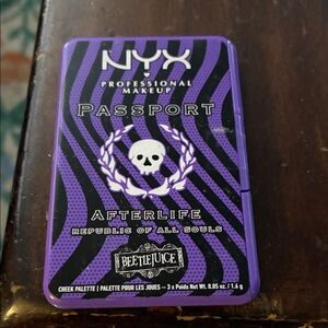 NWT/Sealed: NYX Passport Afterlife Cheek Palette Beetlejuice Collection